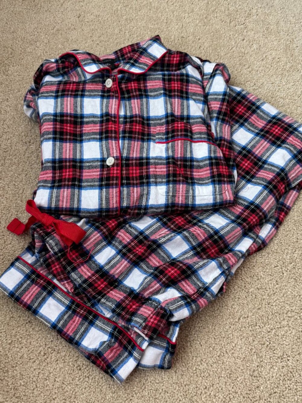 J. Crew Plaid Pajama Set